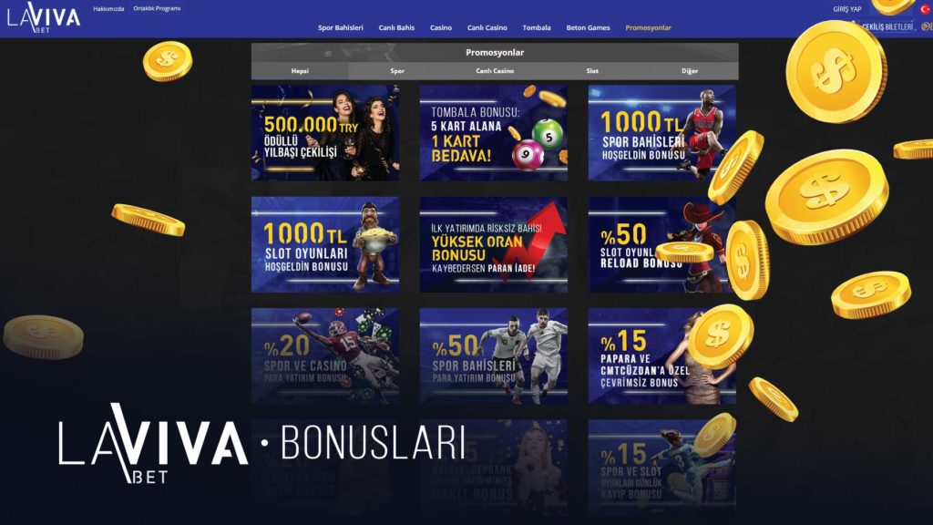 lavivabet bonus